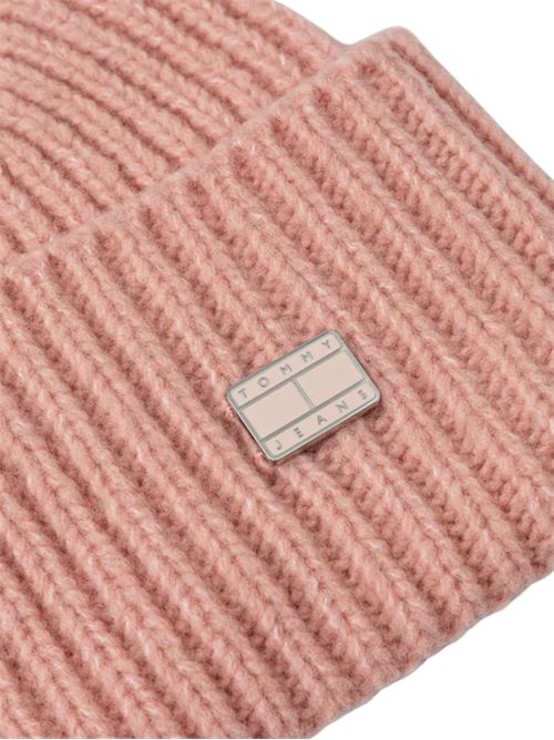 Cappellino in lana rosa Tommy Jeans | AW0AW17905TIO